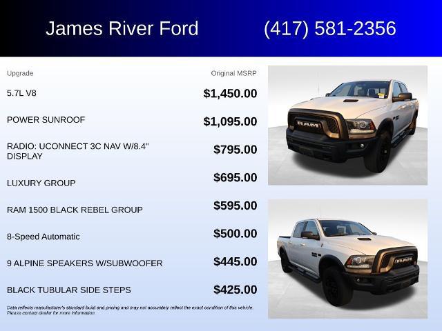 2017 Ram 1500 Rebel Crew Cab 4x4 57 Box