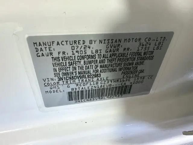 2024 Nissan Versa 1.6 S