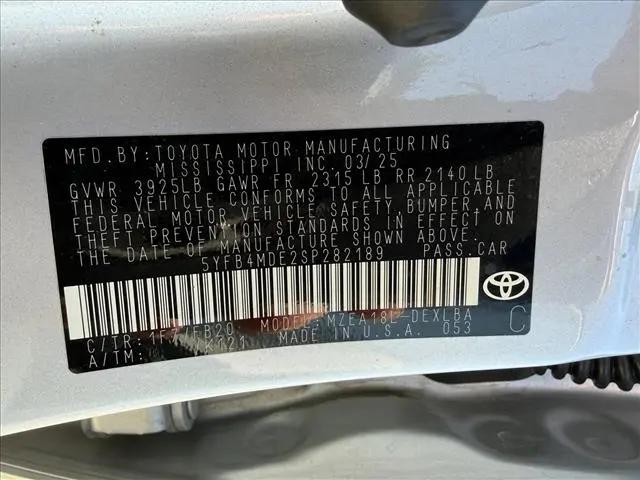 2025 Toyota Corolla LE