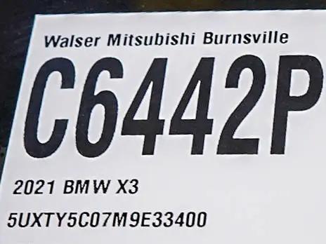 2021 BMW X3 xDrive30i