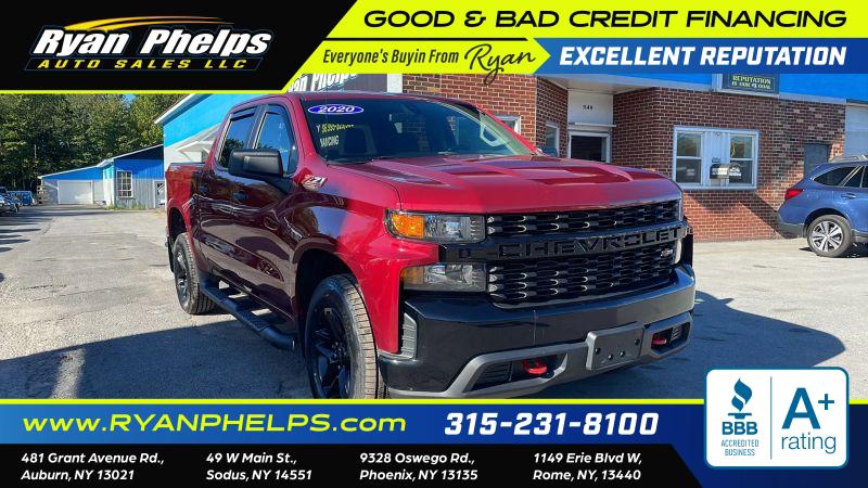 2020 Chevrolet Silverado 1500 4WD Crew Cab Short Bed Custom Trail Boss for sale in Rome, NY