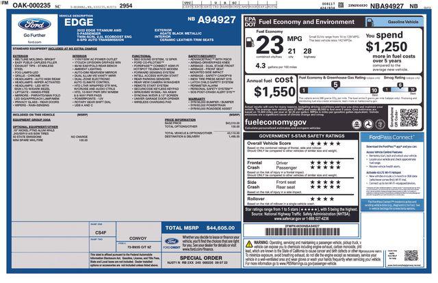 2022 Ford Edge Titanium