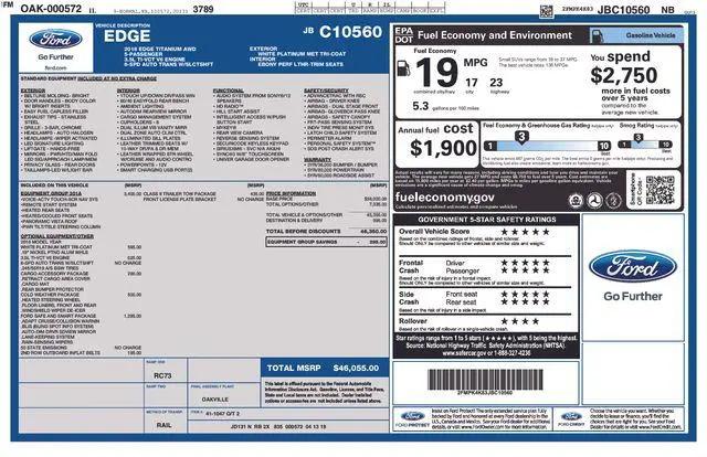 2018 Ford Edge Titanium for sale in Marshfield, WI