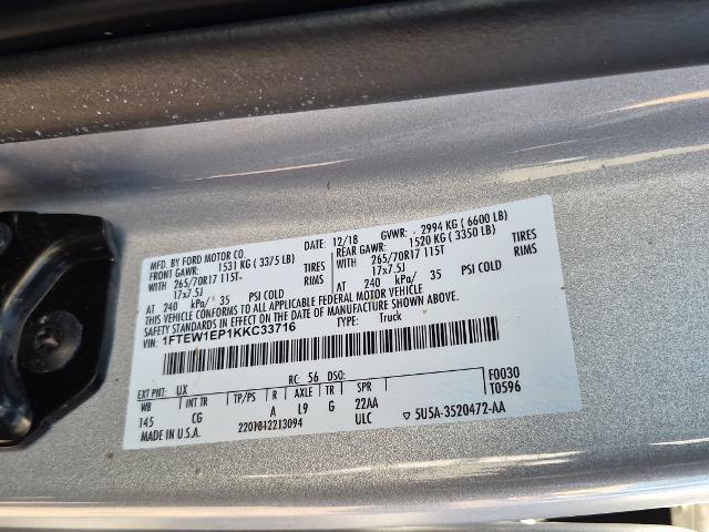2019 Ford F-150 XL