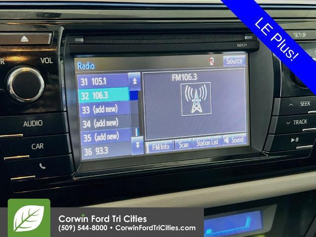 2016 Toyota Corolla LE Plus