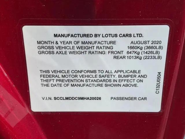 2021 Lotus Evora GT Coupe