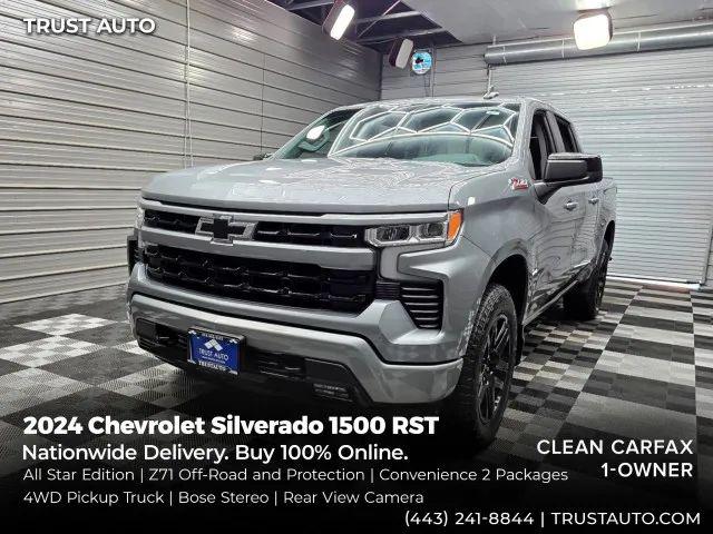 2024 Chevrolet Silverado 1500 4WD Crew Cab Short Bed RST for sale in Sykesville, MD