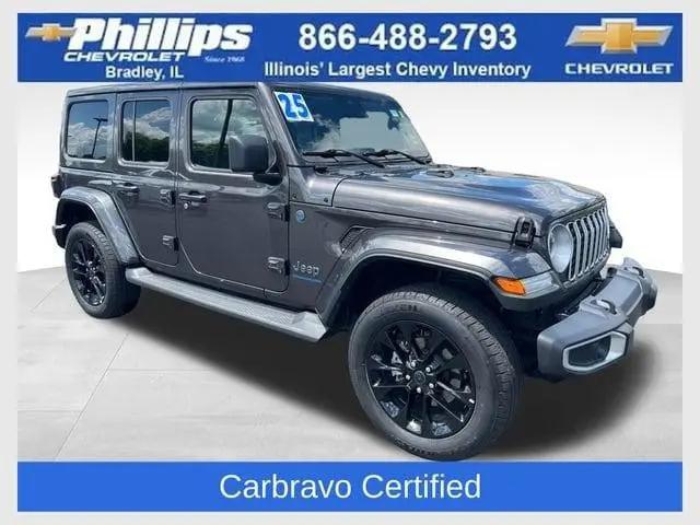 2025 Jeep Wrangler 4xe Sahara 4xe for sale in Bourbonnais, IL