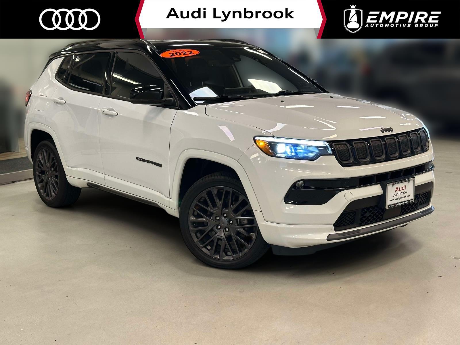 Bright White Clearcoat 2022 Jeep Compass SUV / Crossover Four-Wheel Drive Automatic