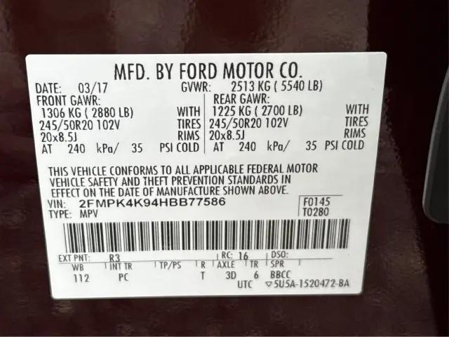 2017 Ford Edge Titanium