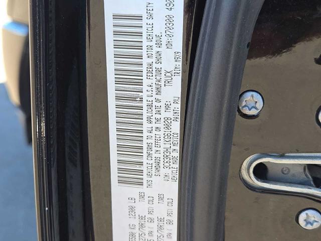 2019 Ram 3500 Big Horn Crew Cab 4x4 8 Box