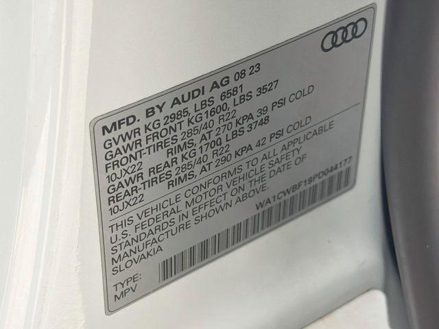 2023 Audi SQ8 Prestige TFSI quattro Tiptronic