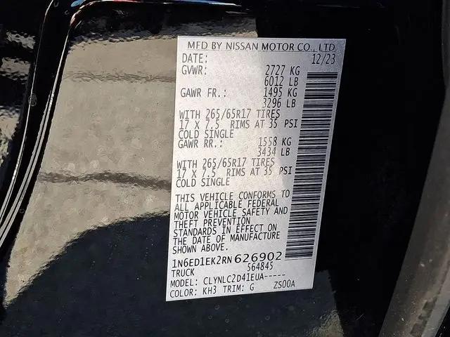 2024 Nissan Frontier Crew Cab SV 4x4