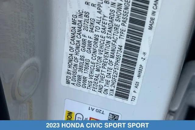 2023 Honda Civic Sport