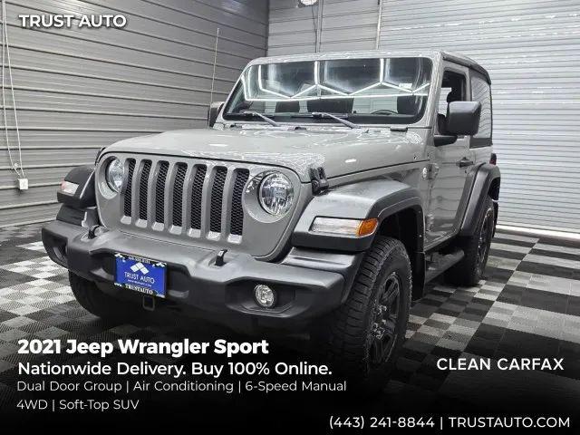 2021 Jeep Wrangler Sport 4x4 for sale in Sykesville, MD