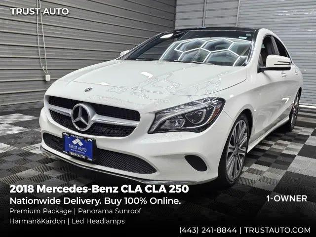 2018 Mercedes-Benz CLA 4MATIC for sale in Sykesville, MD