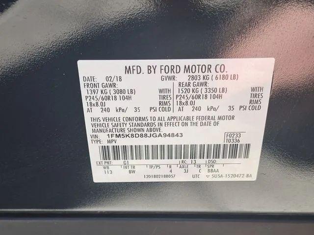 2018 Ford Explorer XLT