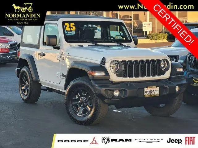 2025 Jeep Wrangler 2-Door Sport 4x4 for sale in San Jose, CA