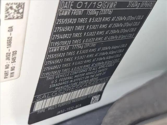 2019 Land Rover Range Rover 5.0L V8 Supercharged