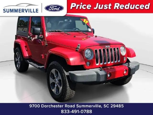 2017 Jeep Wrangler Sahara 4x4 for sale in Summerville, SC