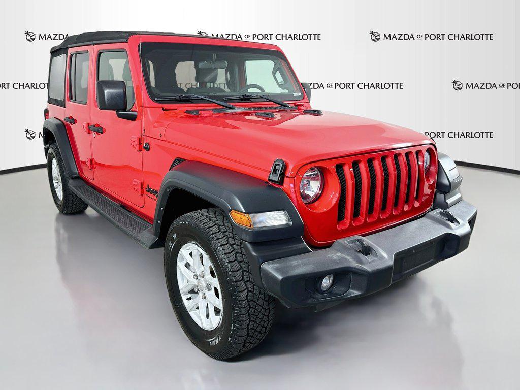 Firecracker Red Clearcoat 2023 Jeep Wrangler SUV / Crossover Four-Wheel Drive Automatic