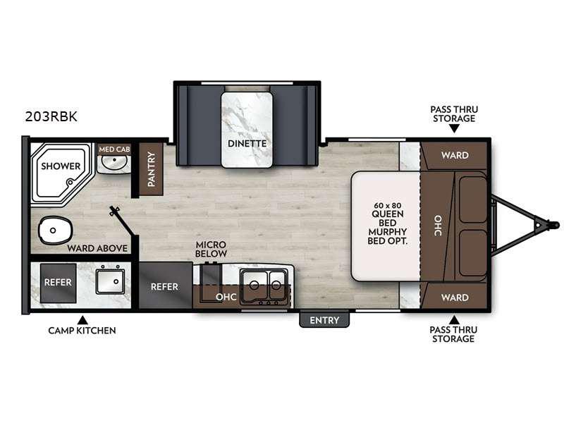 2027 Coachmen APEX NANO ISLAND TREK 203RBK TRAVEL TRAILER