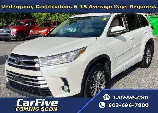 2018 Toyota Highlander XLE for sale in Plaistow, NH