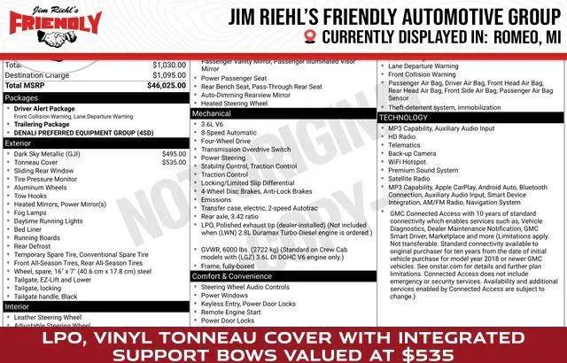 2019 GMC Canyon Denali for sale in Washington, MI
