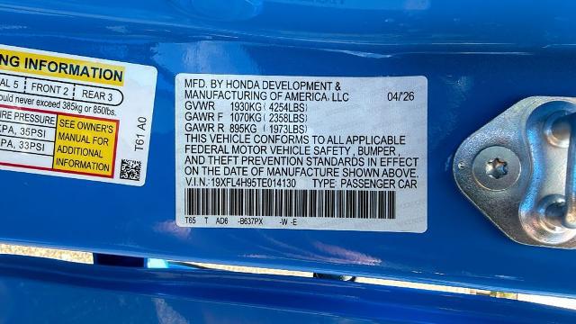 2026 Honda Civic Sport Touring