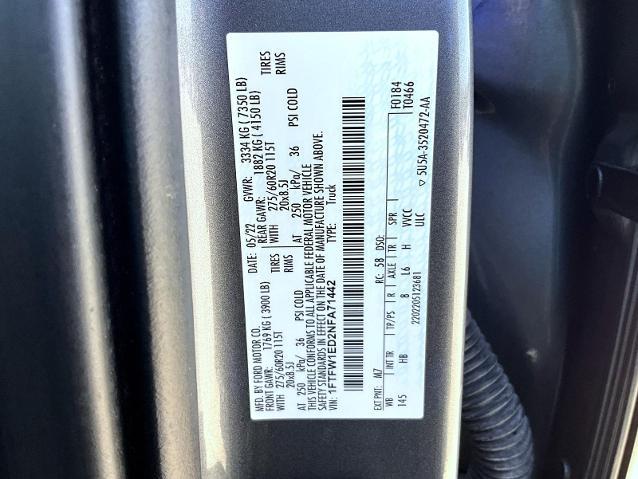 2022 Ford F-150 LARIAT