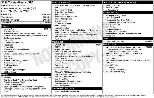 2016 Toyota 4Runner SR5 for sale in El Dorado Springs, MO