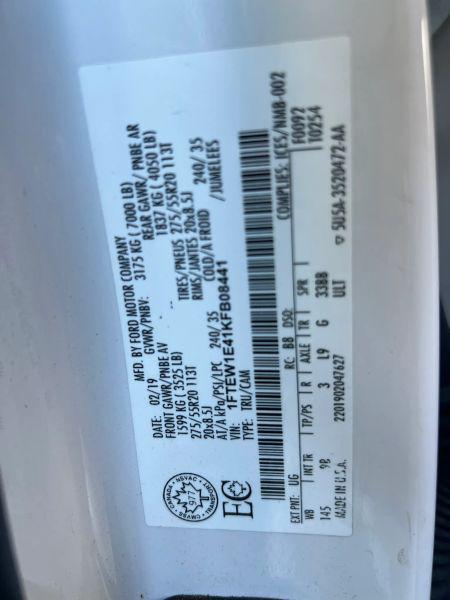2019 Ford F-150 Platinum