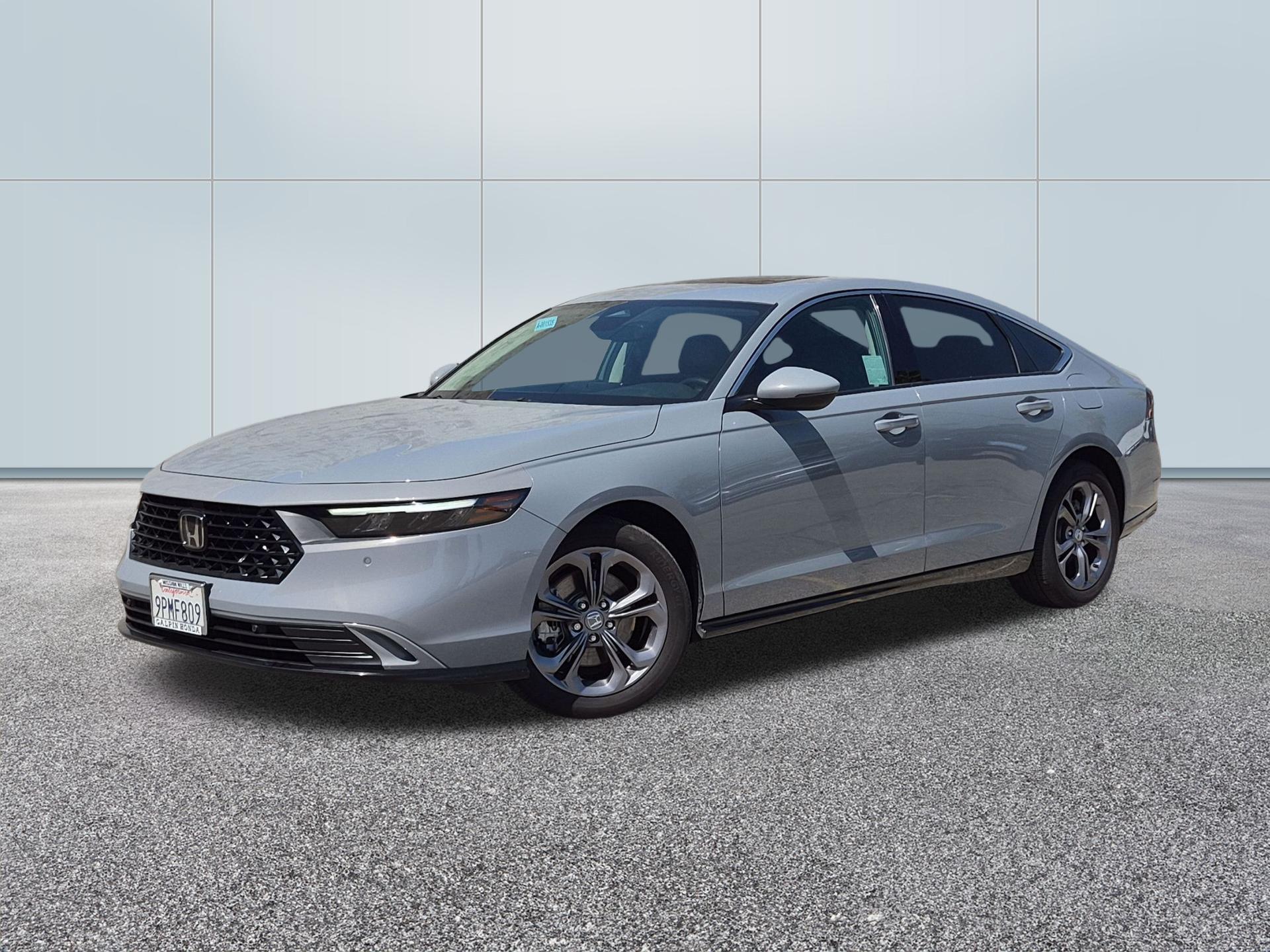 Gray 2024 Honda Accord Hybrid Sedan Front-Wheel Drive Automatic