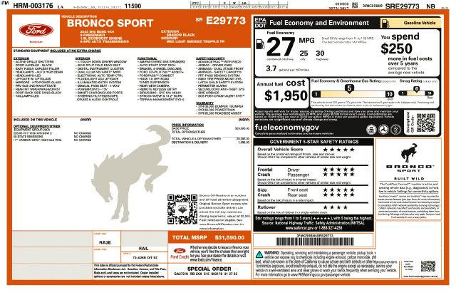 2025 Ford Bronco Sport Big Bend for sale in Madison Heights, VA