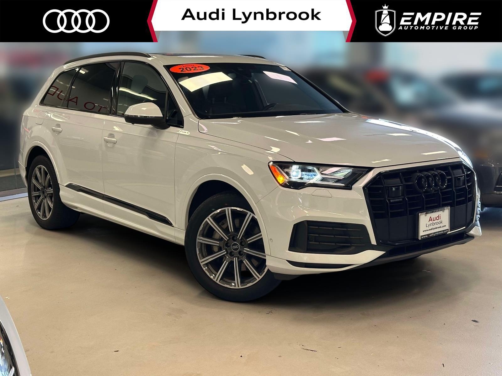 Glacier White Metallic 2023 Audi Q7 SUV / Crossover All-Wheel Drive Automatic