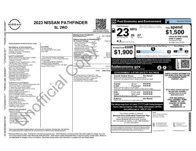 Used 2023 Nissan Pathfinder SL FWD For Sale in Millington, TN