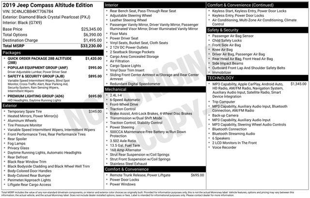 2019 Jeep Compass Altitude FWD