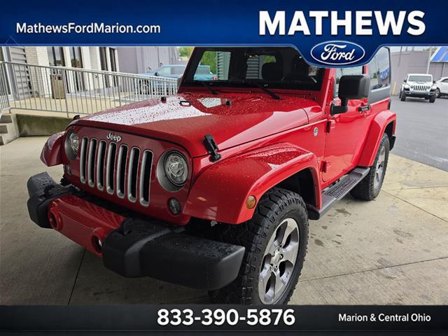 2017 Jeep Wrangler Sahara 4x4 for sale near Marion, OH
