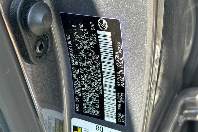 2021 Lexus ES ES 300h Luxury