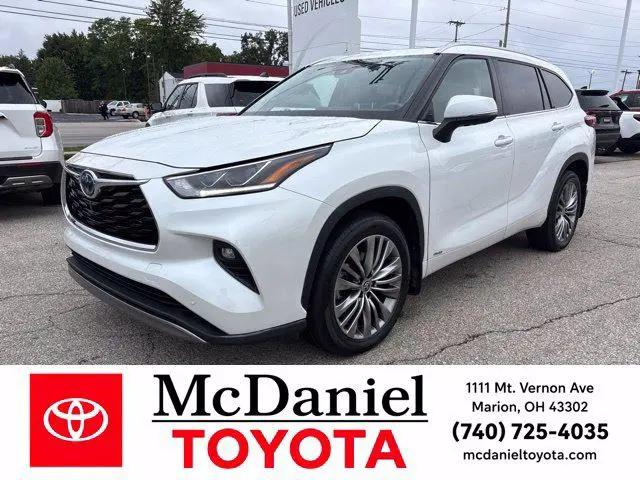 2022 Toyota Highlander Hybrid Platinum for sale in Marion, OH