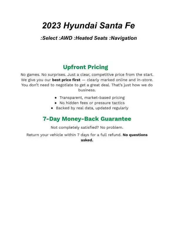2023 Hyundai Santa Fe SEL for sale in Appleton, WI