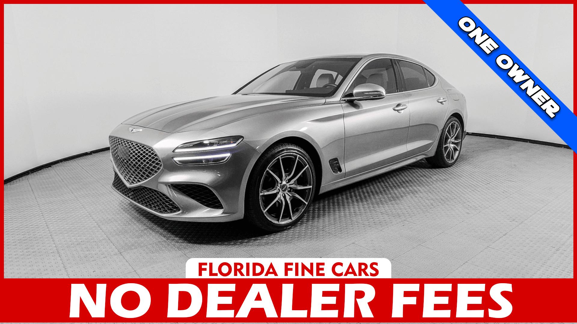 Savile Silver 2023 Genesis G70 Sedan Rear-Wheel Drive Automatic