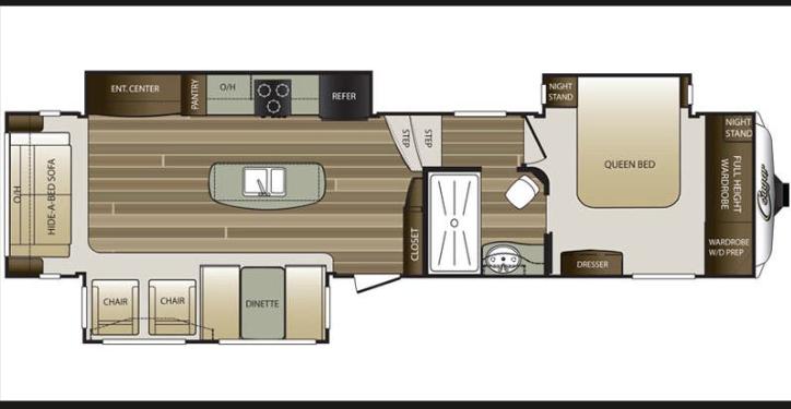 2017 Keystone RV Cougar 333MKS FIFTH WHEEL