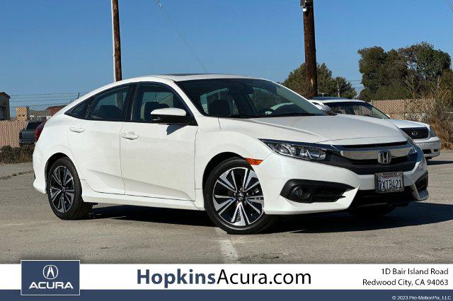 2017 Honda Civic EX-L for sale in Redwood City, CA