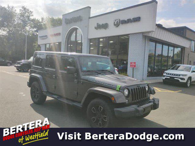 2017 Jeep Wrangler Unlimited Smoky Mountain 4x4 for sale in Westfield, MA