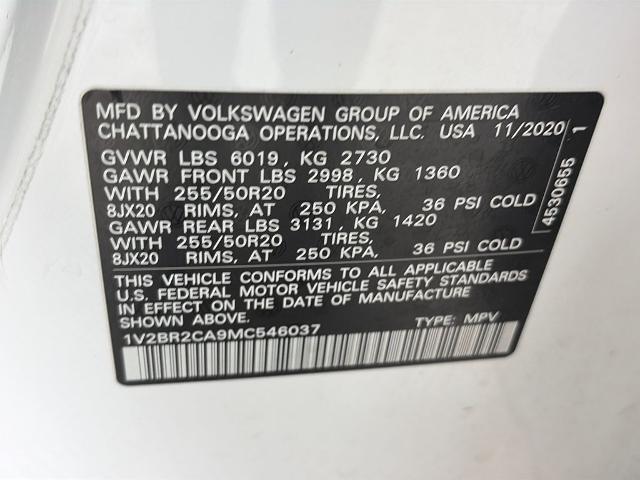 2021 Volkswagen Atlas 3.6 V6 SEL