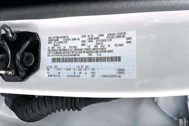 2016 Ford F-150 Platinum