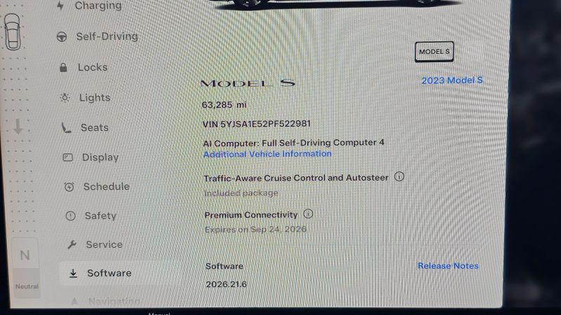2023 Tesla Model S Standard Range
