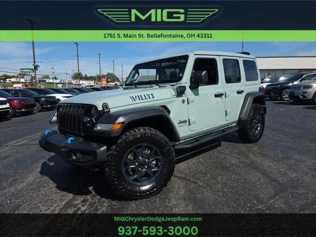 2023 Jeep Wrangler 4xe 4x4 for sale in Bellefontaine, OH