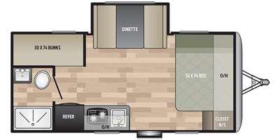 2020 Keystone RV Springdale Mini 1760BH TRAVEL TRAILER